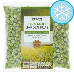 Tesco Organic Garden Peas 500G