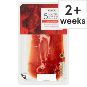 Tesco Spanish Serrano Ham 80G