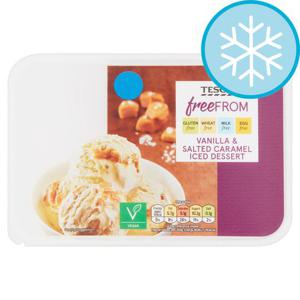 Tesco Free From Salted Caramel Iced Dessert 900Ml