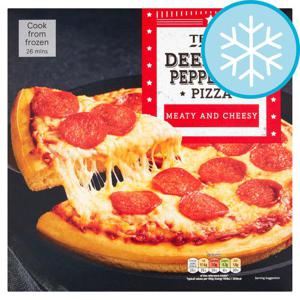 Tesco Deep Pan Pepperoni Pizza 381G