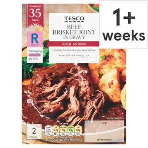 Tesco Beef Brisket Joint In Gravy 380G