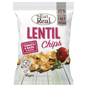 Eat Real Hummus Chips Tomato & Basil 135G