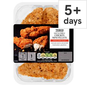 Tesco Salt & Chilli Chicken Mini Fillets 305G