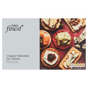 Tesco Finest Assorted Cracker For Cheese 250G