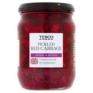 Tesco Pickled Red Cabbage 340G