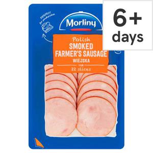 Morliny Wejska Smoked Pork Sausages Slices 100G