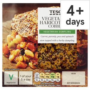 Tesco Vegetable & Haricot Bean Cobbler 200G