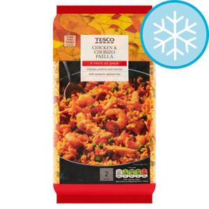 Tesco Chicken & Chorizo Paella 700G