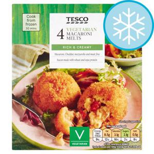 Tesco 4 Vegetarian Macaroni Melts 280G