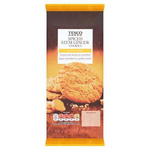 Tesco Spiced Stem Ginger 10 Cookies 200G