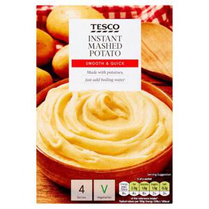 Tesco Plain Instant Mash Potato 160G