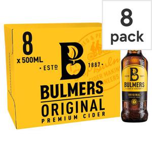 Bulmers Original Apple Cider 8X500ml Bottle