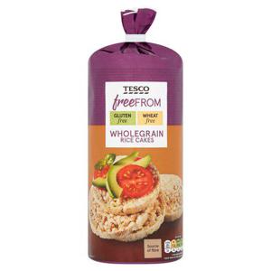 Tesco Free From Wholegrain Rice Cakes 130G