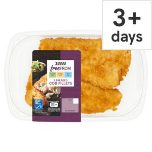 Tesco Free From 2 Breaded Cod 300G