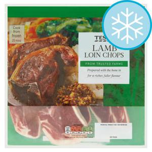 Tesco Lamb Loin Chops 550G