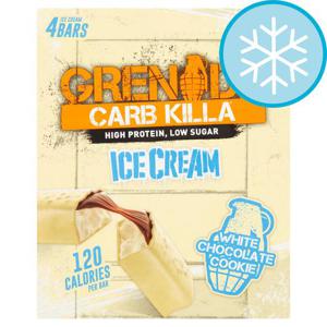 Grenade White Chocolate & Cookies Ice Cream Bar 4X55ml