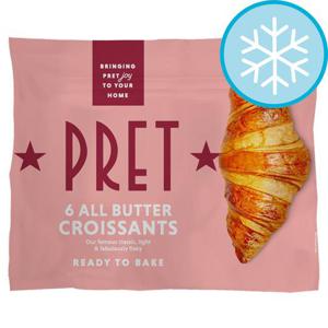 Pret A Manger 6 Butter Croissants 330G