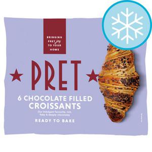 Pret A Manger 6 Chocolate Filled Croissants 420G