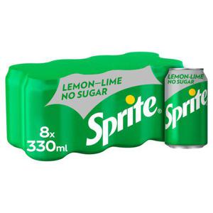 Sprite No Sugar 8X330ml