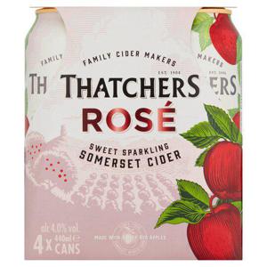 Thatchers Apple Rose Cider 4X440ml Can