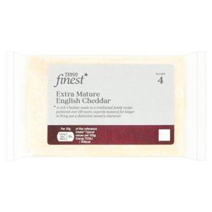 Tesco Finest Extra Mature English Cheddar 350G