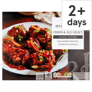 Tesco Beef Meatballs In Ale Gravy 460G