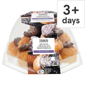 Tesco Chocolate Profiterole 12 Stack