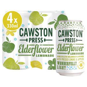 Cawston Press Elderflower Lemonade 4X330ml