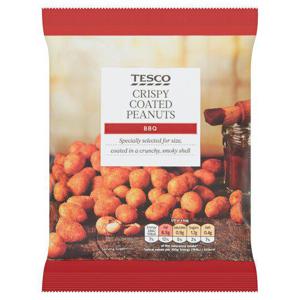 Tesco Bbq Flavoured Coated Peanuts 200G