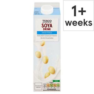 Tesco Soya Drink Sweetened 1Ltr