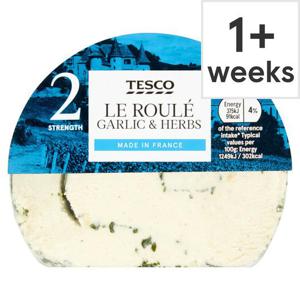 Tesco Le Roule Full Fat Garlic And Herb 150G