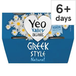 Yeo Valley Greek Style Natural 4 X 120G