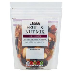 Tesco Fruit And Nut 200G