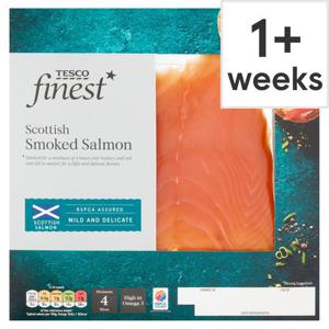 Tesco Finest Mild & Delicate Smoked Salmon 120G