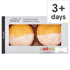 Tesco Finest Tart 2 Pack Passion Fruit & Raspberry 150G