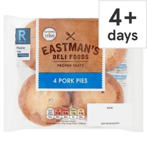 Eastmans 4 Cured Pork Pies 260G