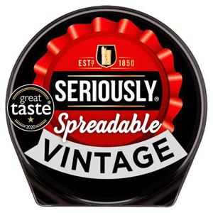 Seriously Cheese Vintage Cheddar Spreadable 125G