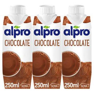 Alpro Soya Longlife Chocolate Shakes 3X250ml