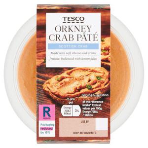 Tesco Orkney Crab Pate 100G