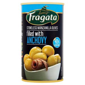 Fragata Low Salt Anchovy Stuffed Olives 350G