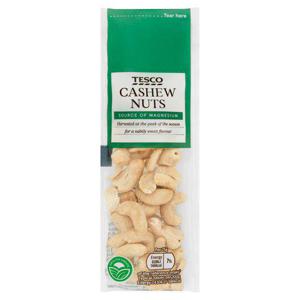 Tesco Cashew Nuts 25G