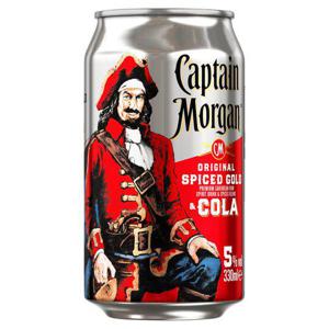 Captain Morgan Spiced Rum And Cola 330Ml