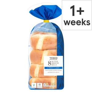 Tesco Butter Brioche Rolls 8Pk