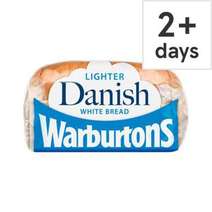 Warburtons Danish Sliced White Bread 400G