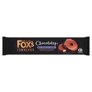 Foxs Chocolaty Milk Chocolate Rounds 130G