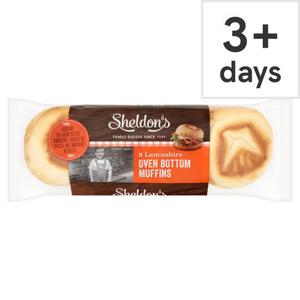 Sheldons Oven Bottom Muffins 6 Pack