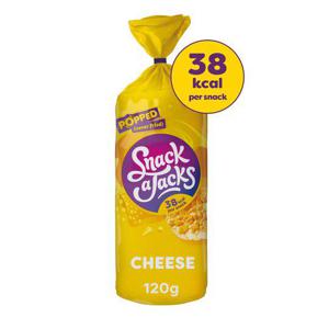 Snack A Jacks Jumbo Cheese 120G