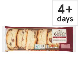 Tesco 6 Sultana Scones