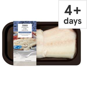 Tesco 2 Boneless Cod Fillets 280G