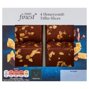 Tesco Finest 4 Honeycomb Tiffin Slices